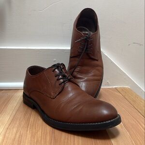 Classic Brown Leather Men's Shoes